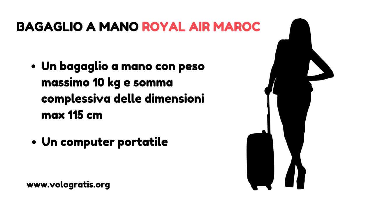 Royal Air Maroc: bagaglio a mano e da stiva. Guida completa | VoloGratis.org